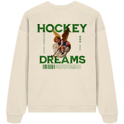 Hockey Dreams - Organic Oversize Sweatshirt - Hockeycarl