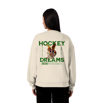 Hockey Dreams - Organic Oversize Sweatshirt - Hockeycarl