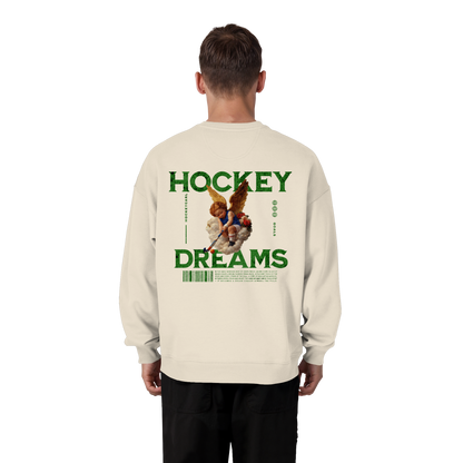 Hockey Dreams - Organic Oversize Sweatshirt - Hockeycarl