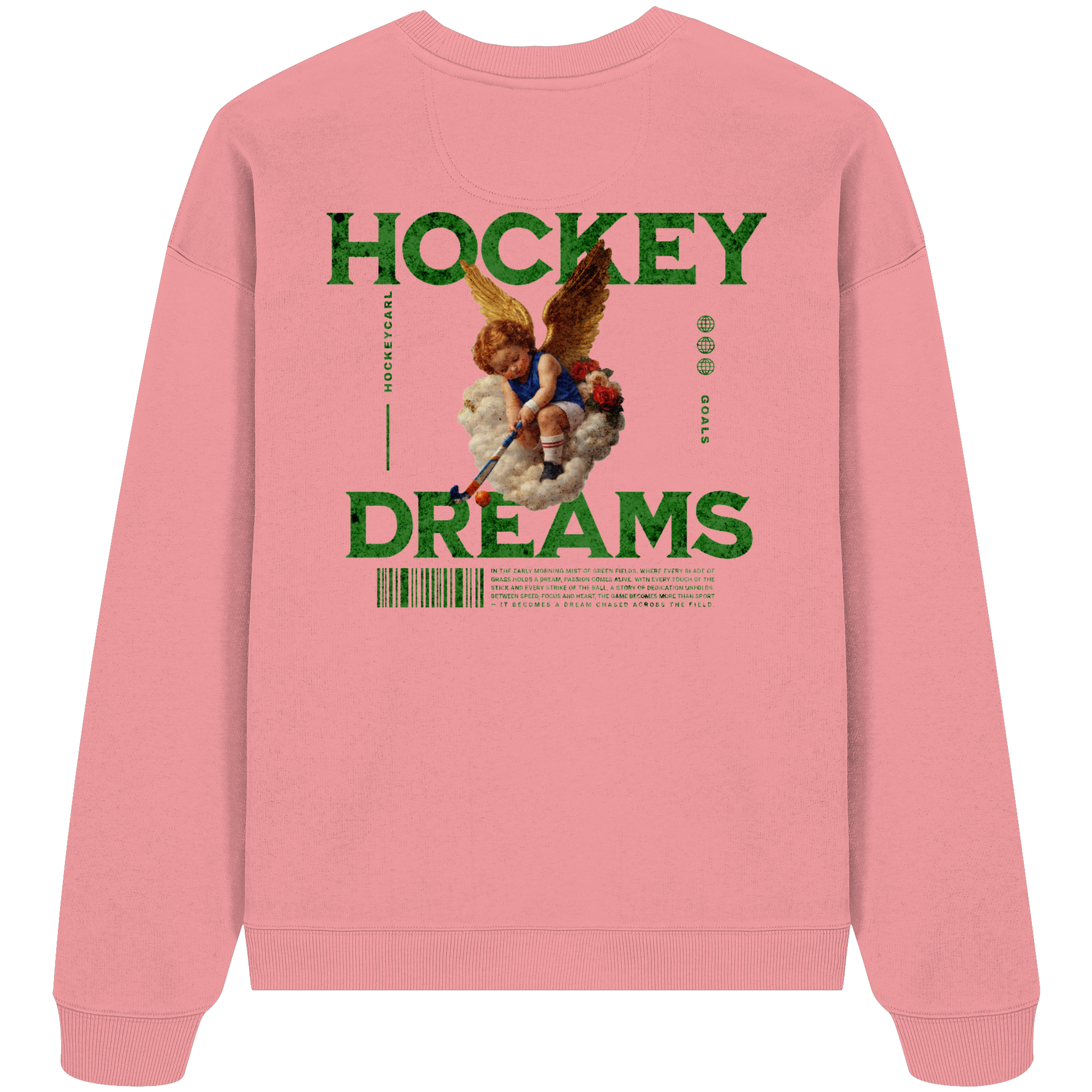 Hockey Dreams - Organic Oversize Sweatshirt - Hockeycarl