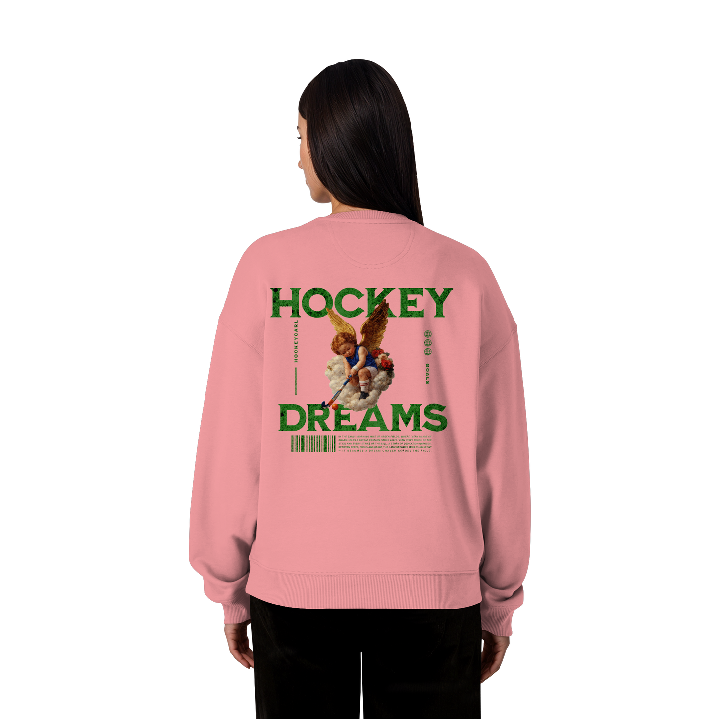 Hockey Dreams - Organic Oversize Sweatshirt - Hockeycarl