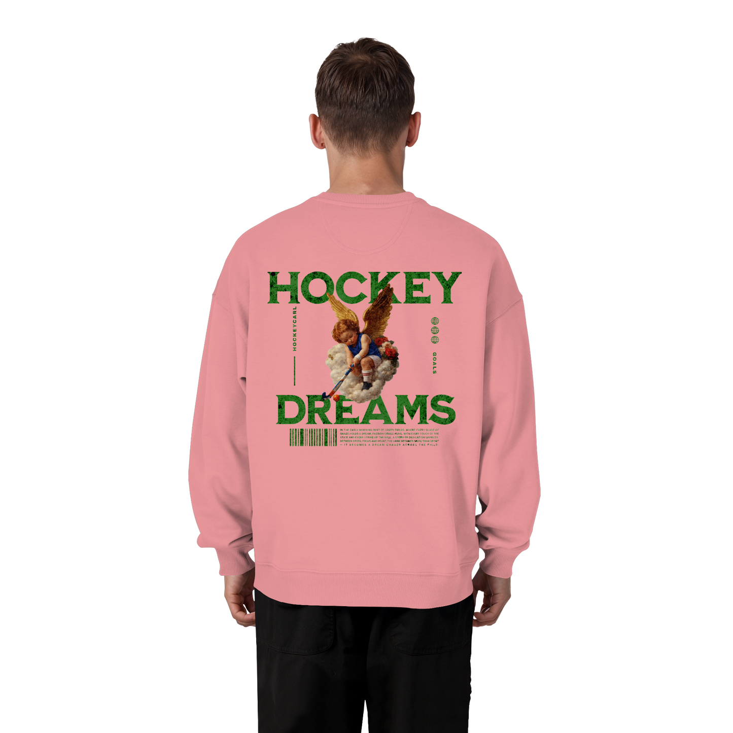 Hockey Dreams - Organic Oversize Sweatshirt - Hockeycarl
