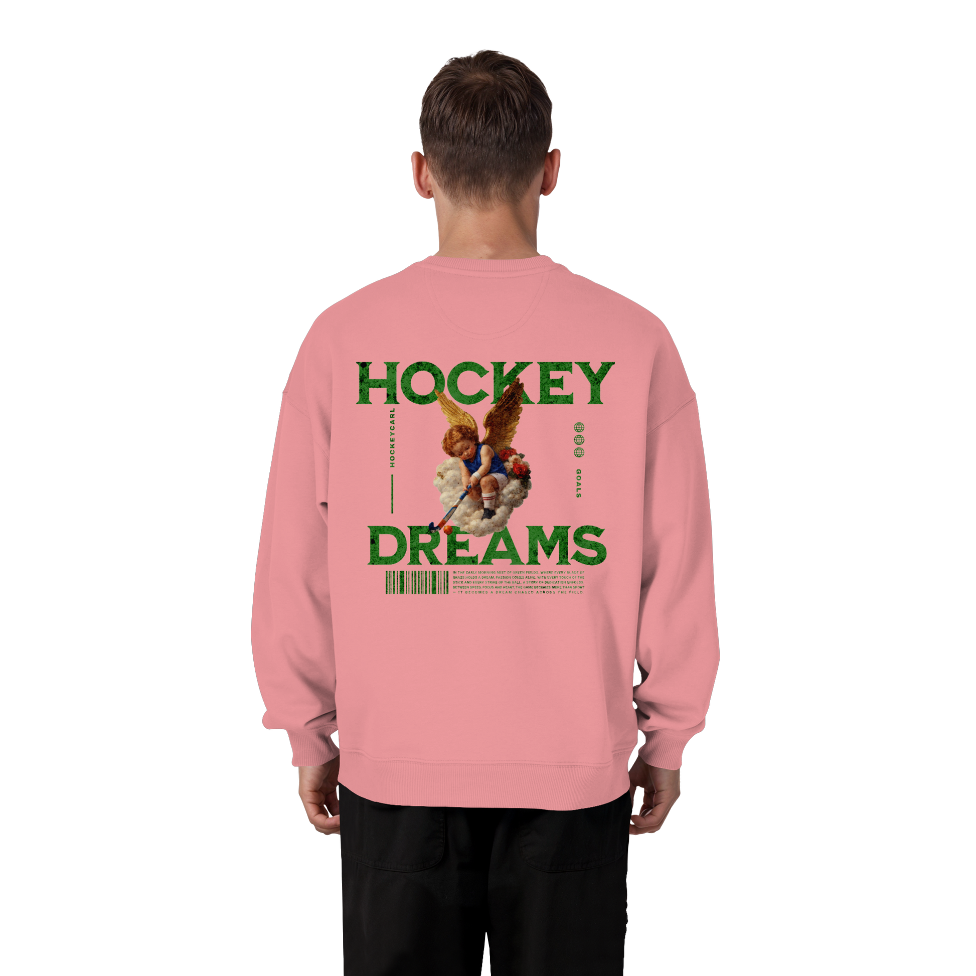 Hockey Dreams - Organic Oversize Sweatshirt - Hockeycarl