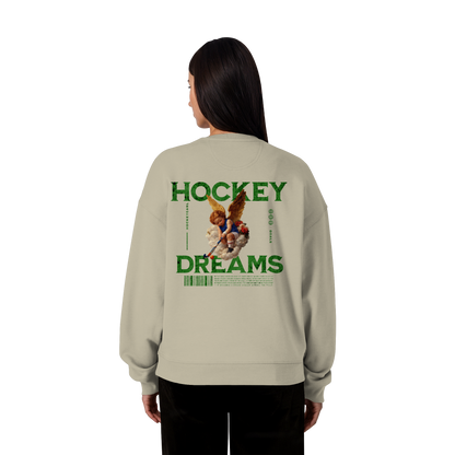 Hockey Dreams - Organic Oversize Sweatshirt - Hockeycarl