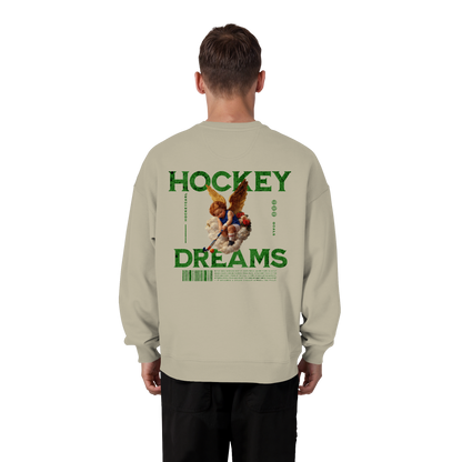Hockey Dreams - Organic Oversize Sweatshirt - Hockeycarl