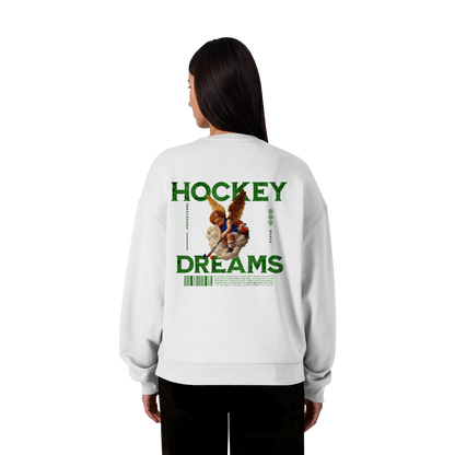 Hockey Dreams - Organic Oversize Sweatshirt - Hockeycarl