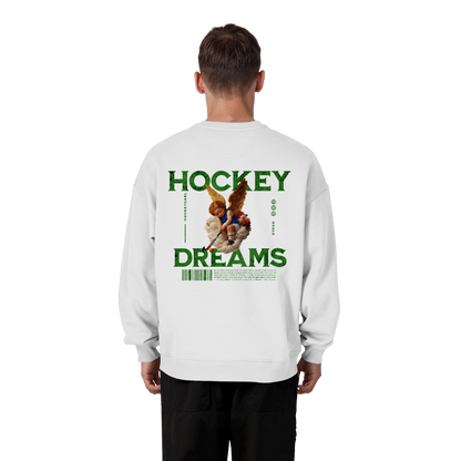 Hockey Dreams - Organic Oversize Sweatshirt - Hockeycarl