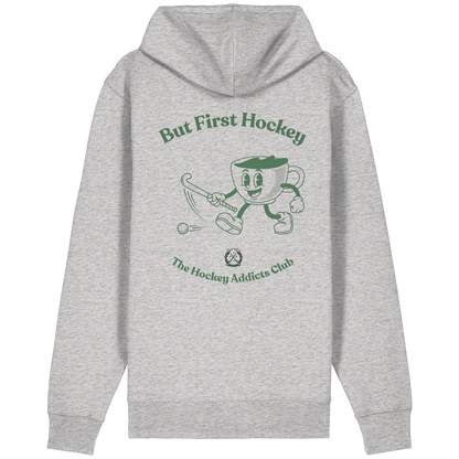 But First Hockey - Organic Relaxed Zipper - Hockeycarl