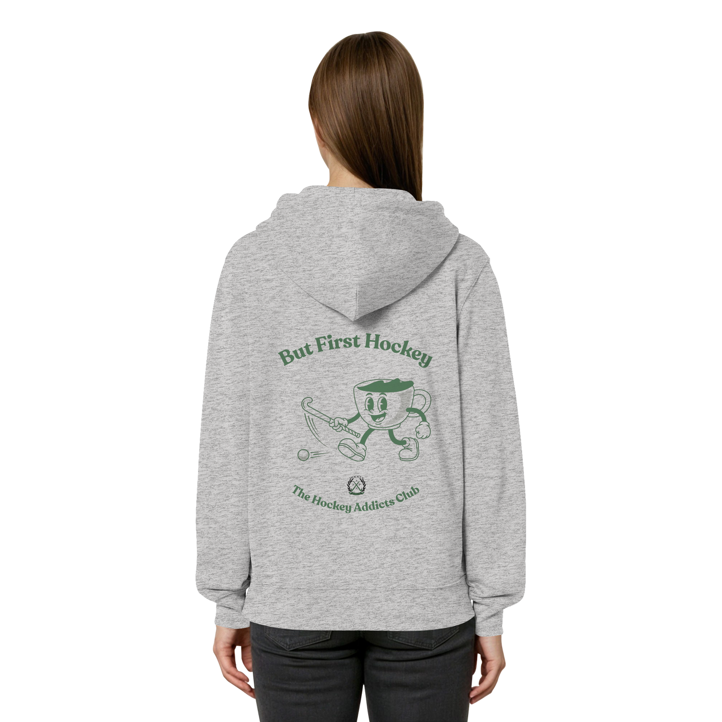 But First Hockey - Organic Relaxed Zipper - Hockeycarl