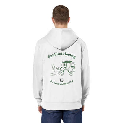 But First Hockey - Organic Relaxed Zipper - Hockeycarl