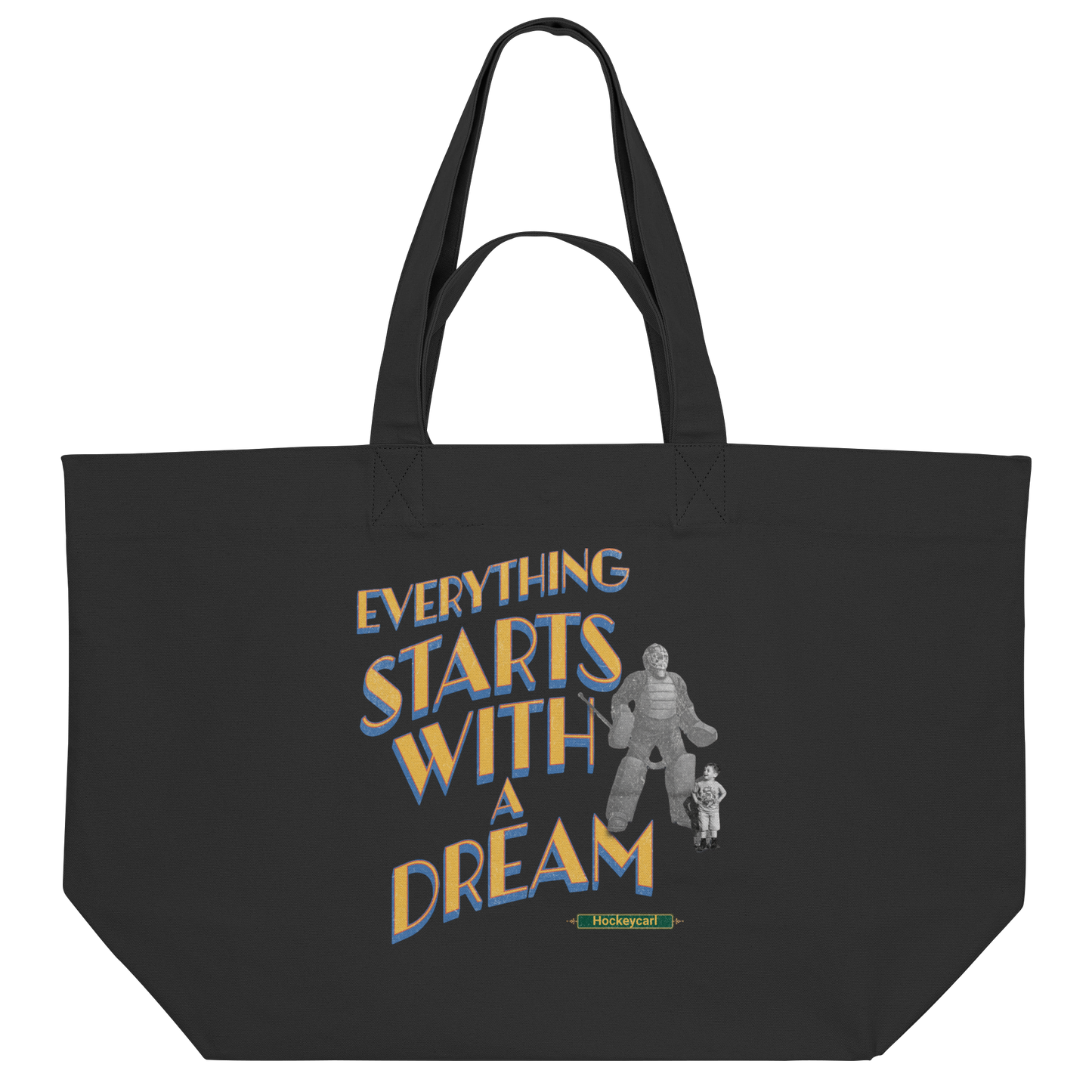Everything starts with a Dream  - Organic Shopping-Bag - Hockeycarl