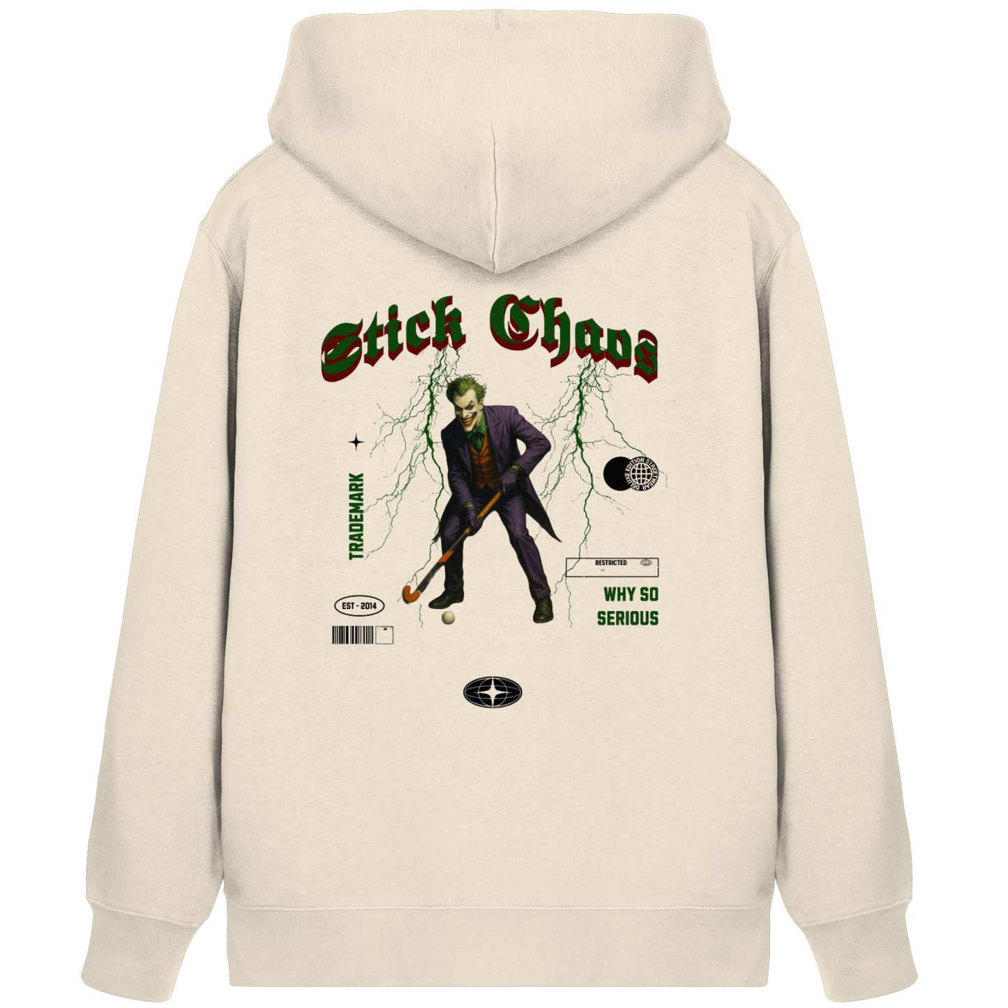 Stick Chaos - Organic Zipper - Hockeycarl