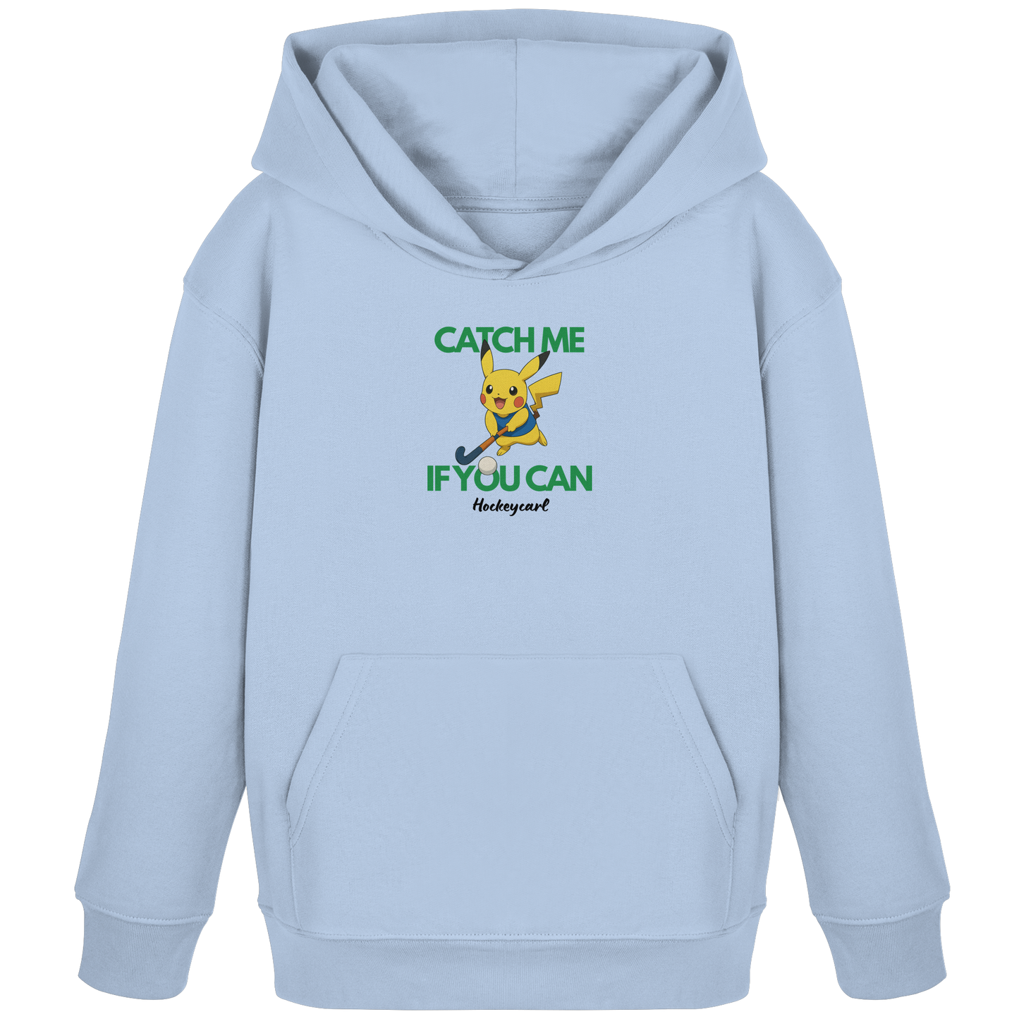 Catch me if you can - Kids Organic Hoodie - Hockeycarl