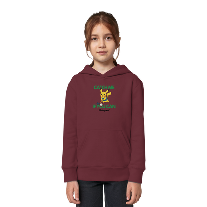 Catch me if you can - Kids Organic Hoodie - Hockeycarl