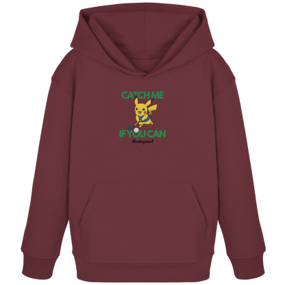 Catch me if you can - Kids Organic Hoodie - Hockeycarl
