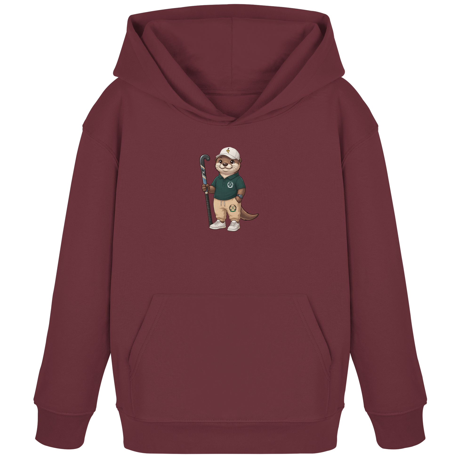 Hockey Otter - Kids Organic Hoodie - Hockeycarl
