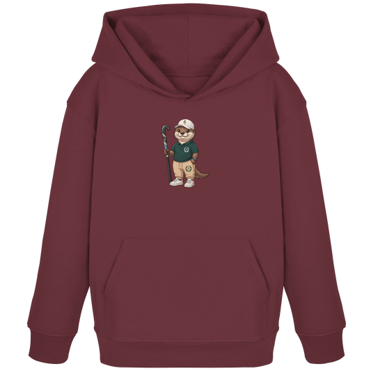 Hockey Otter - Kids Organic Hoodie - Hockeycarl