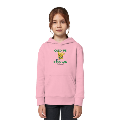 Catch me if you can - Kids Organic Hoodie - Hockeycarl