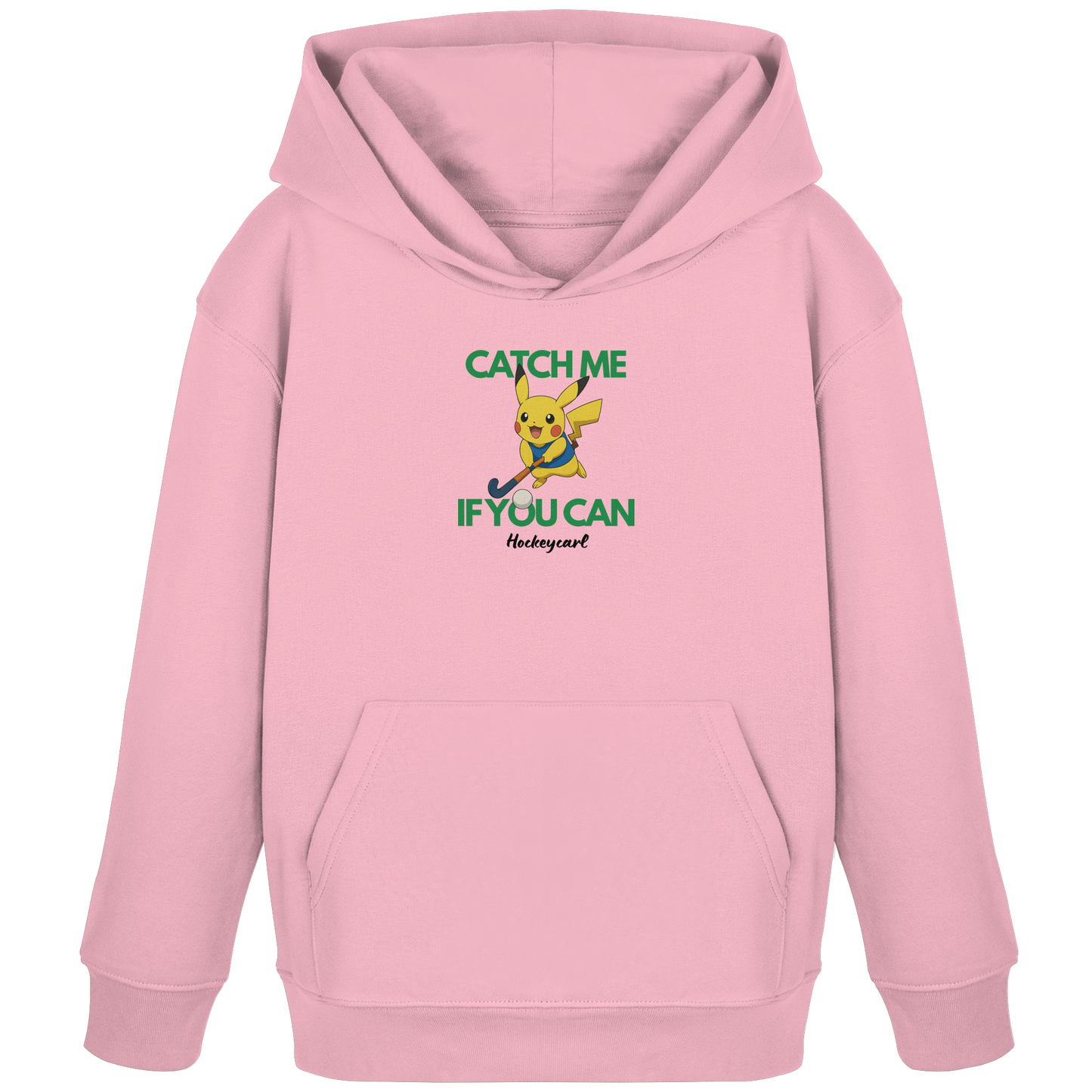 Catch me if you can - Kids Organic Hoodie - Hockeycarl