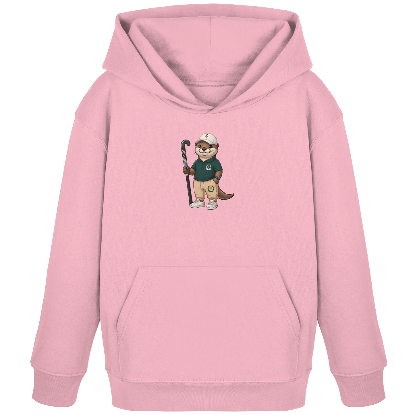 Hockey Otter - Kids Organic Hoodie - Hockeycarl