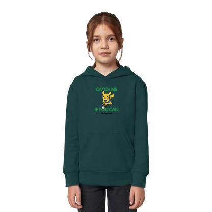 Catch me if you can - Kids Organic Hoodie - Hockeycarl