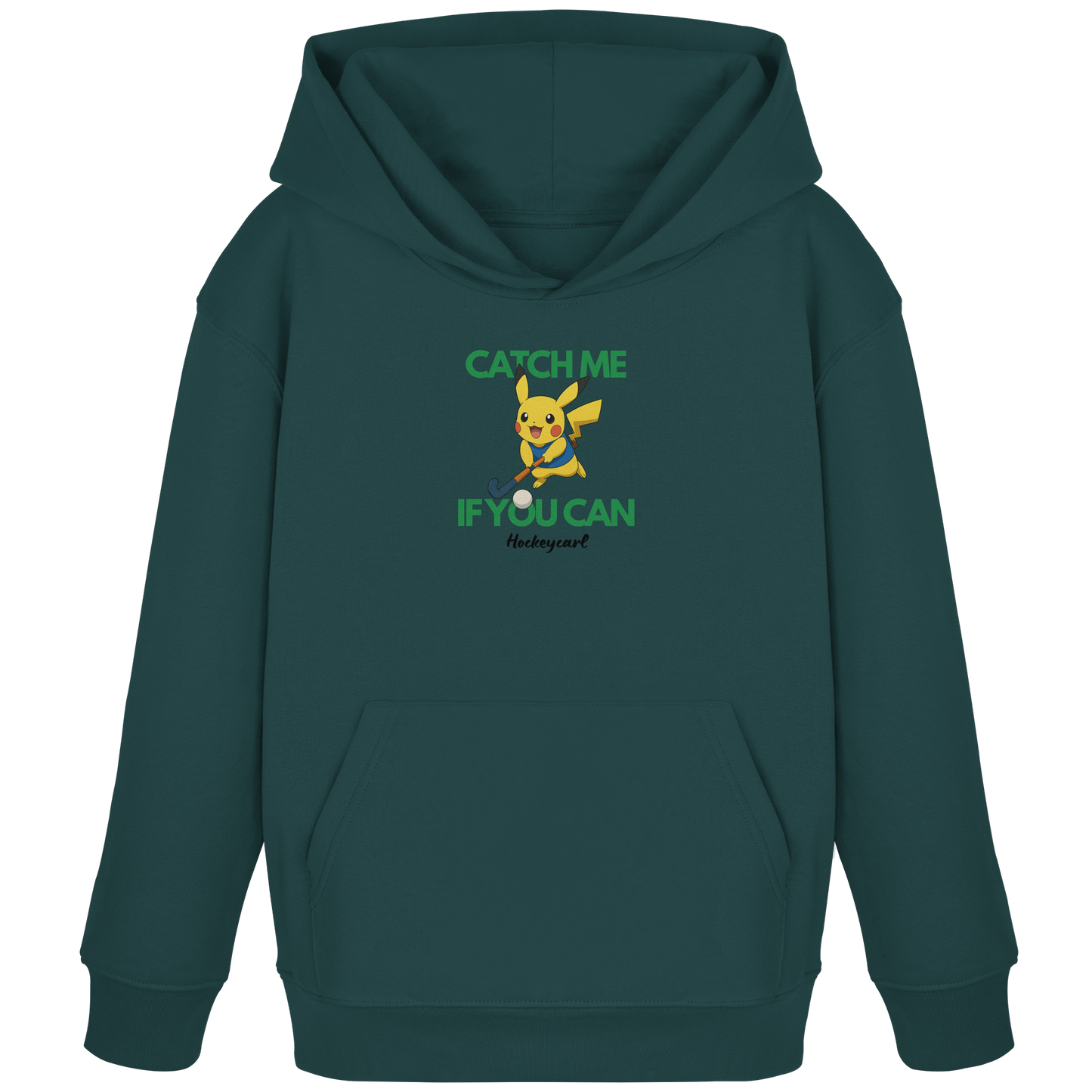 Catch me if you can - Kids Organic Hoodie - Hockeycarl