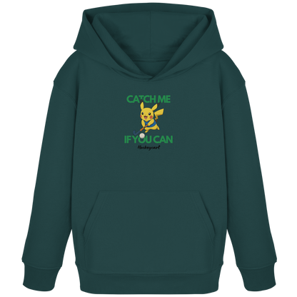 Catch me if you can - Kids Organic Hoodie - Hockeycarl