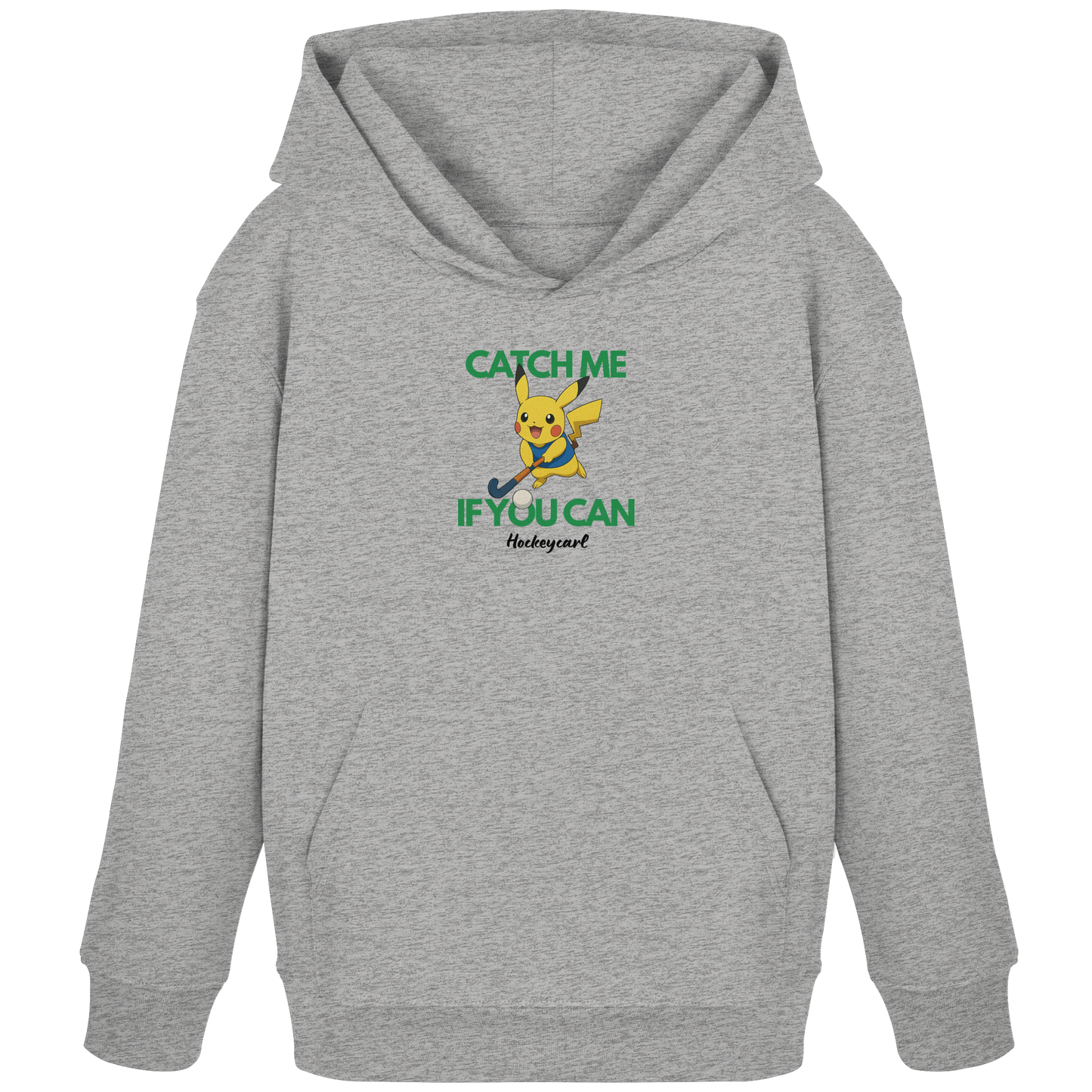 Catch me if you can - Kids Organic Hoodie - Hockeycarl