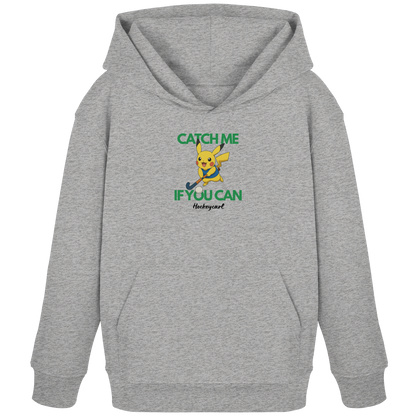 Catch me if you can - Kids Organic Hoodie - Hockeycarl