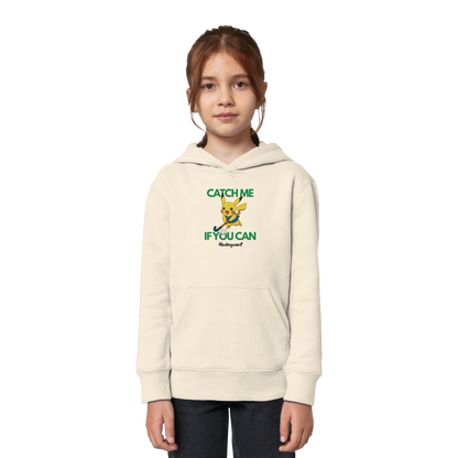 Catch me if you can - Kids Organic Hoodie - Hockeycarl