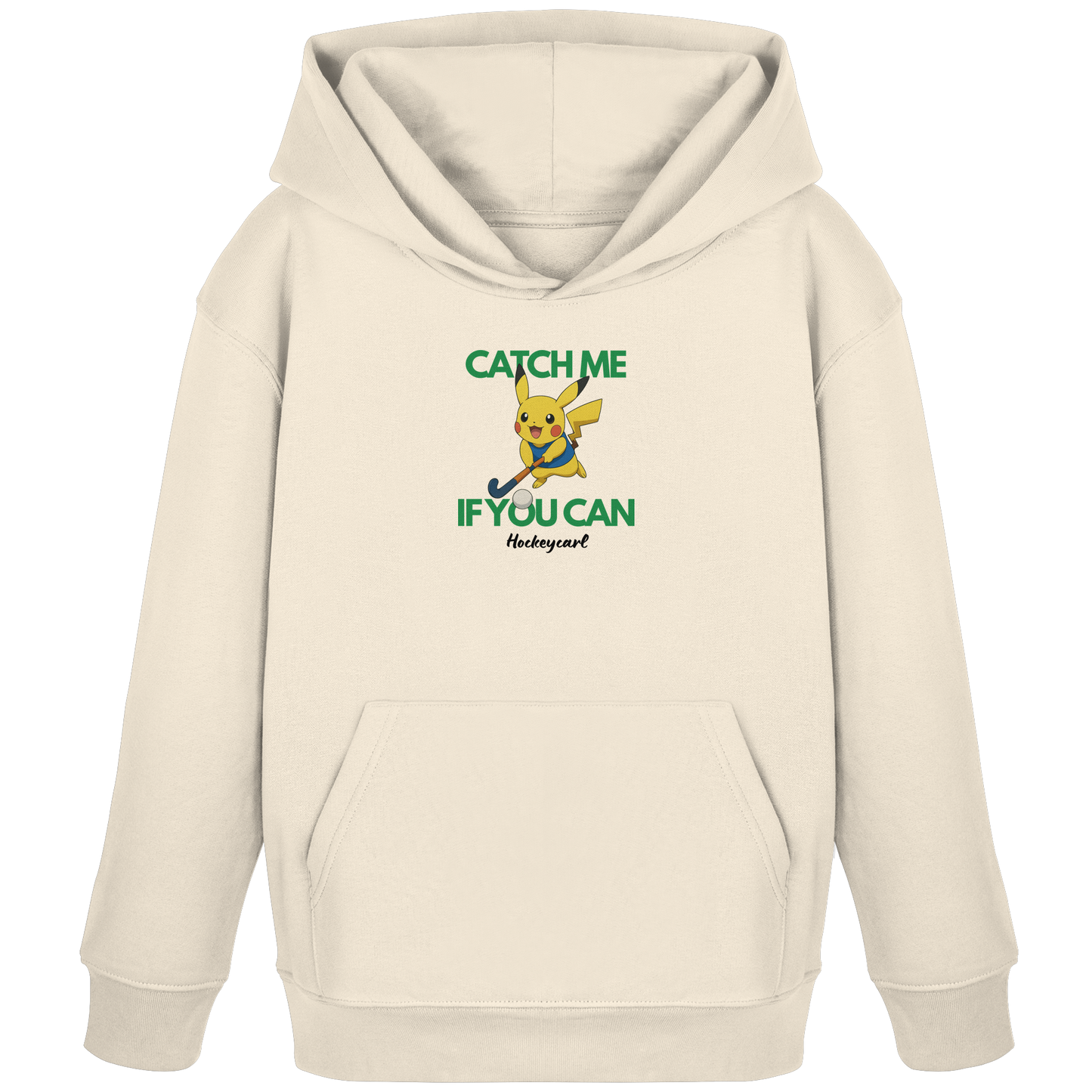 Catch me if you can - Kids Organic Hoodie - Hockeycarl