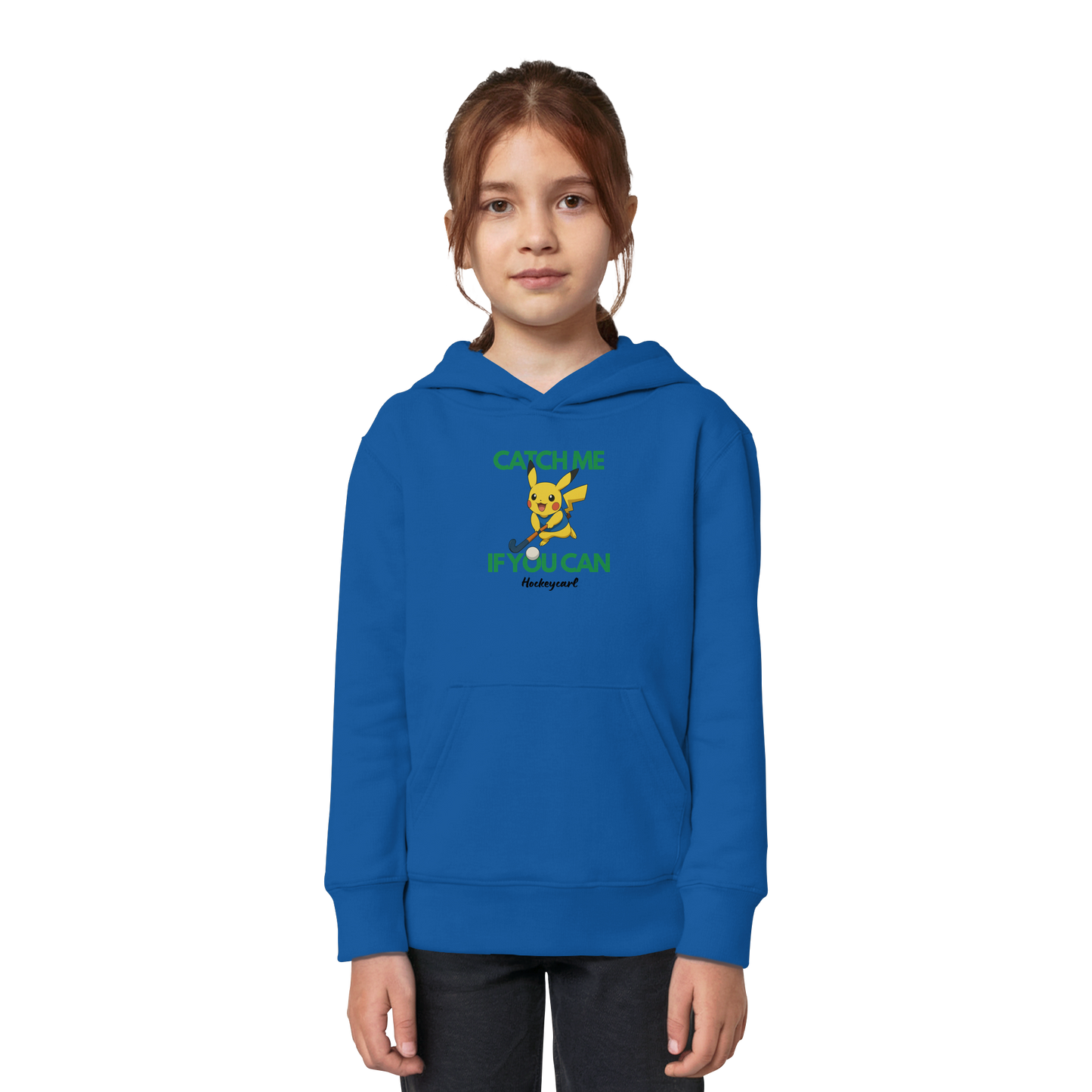 Catch me if you can - Kids Organic Hoodie - Hockeycarl
