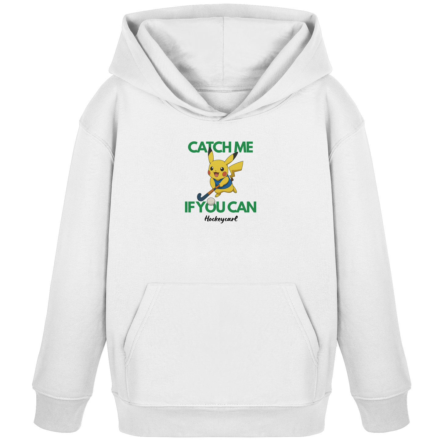 Catch me if you can - Kids Organic Hoodie - Hockeycarl
