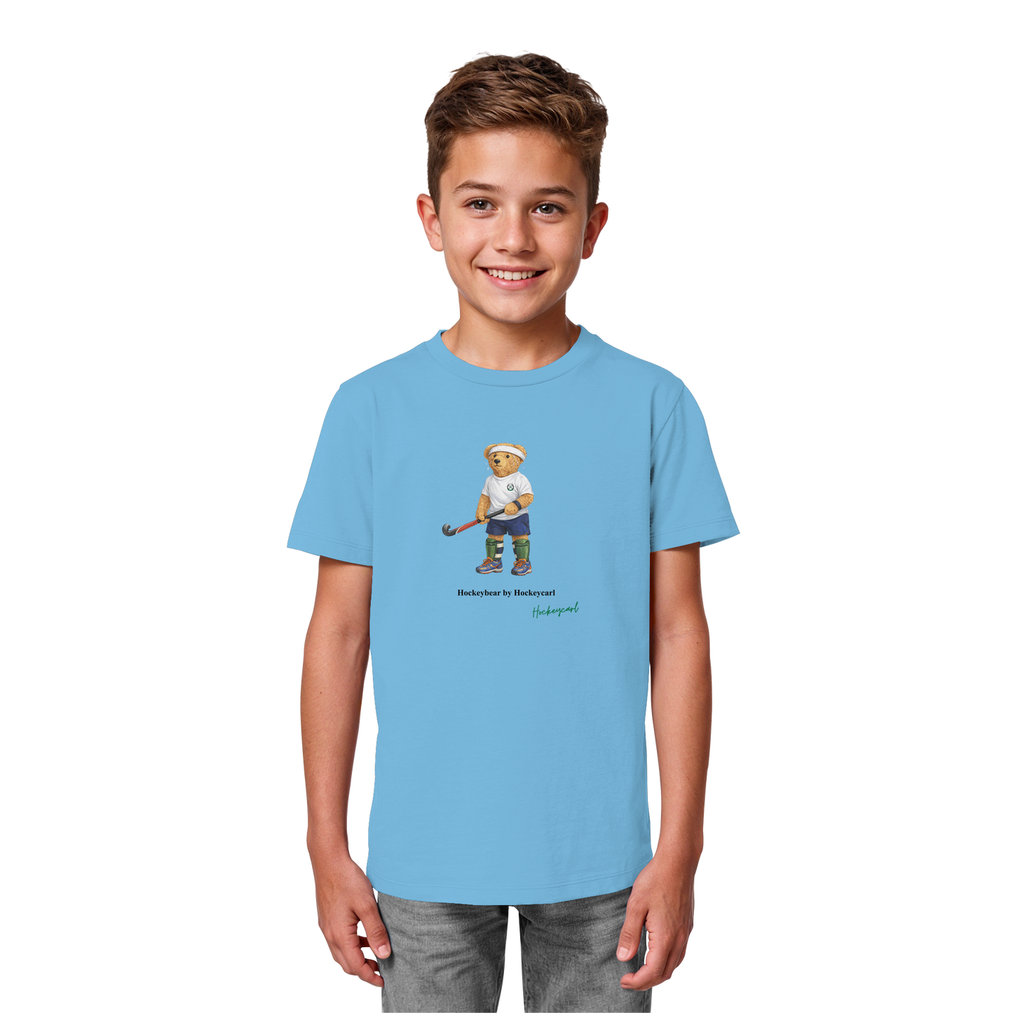 Hockeybear  - Kids Organic Shirt - Hockeycarl