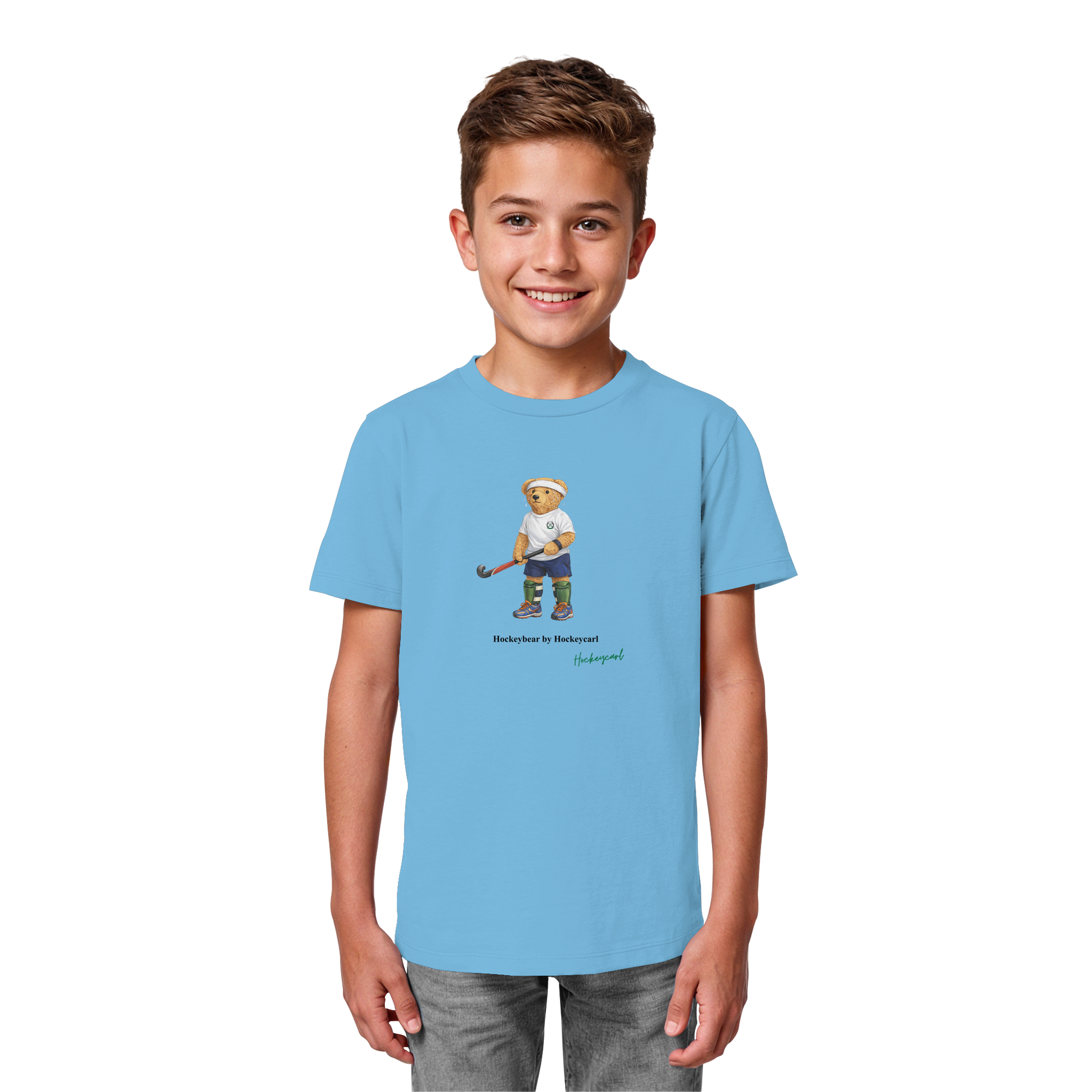 Hockeybear  - Kids Organic Shirt - Hockeycarl