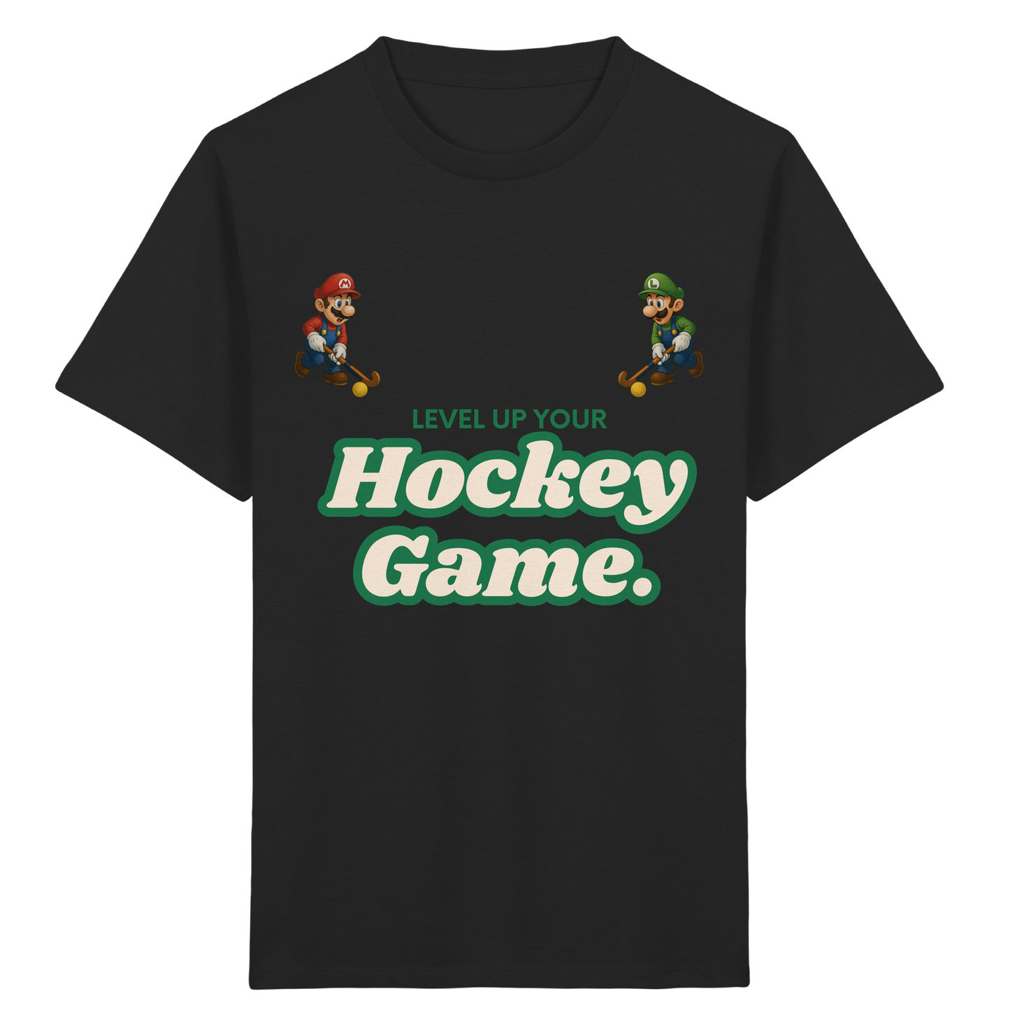 LEVEL UP YOUR HOCKEY GAME - Kids Organic Shirt - Hockeycarl