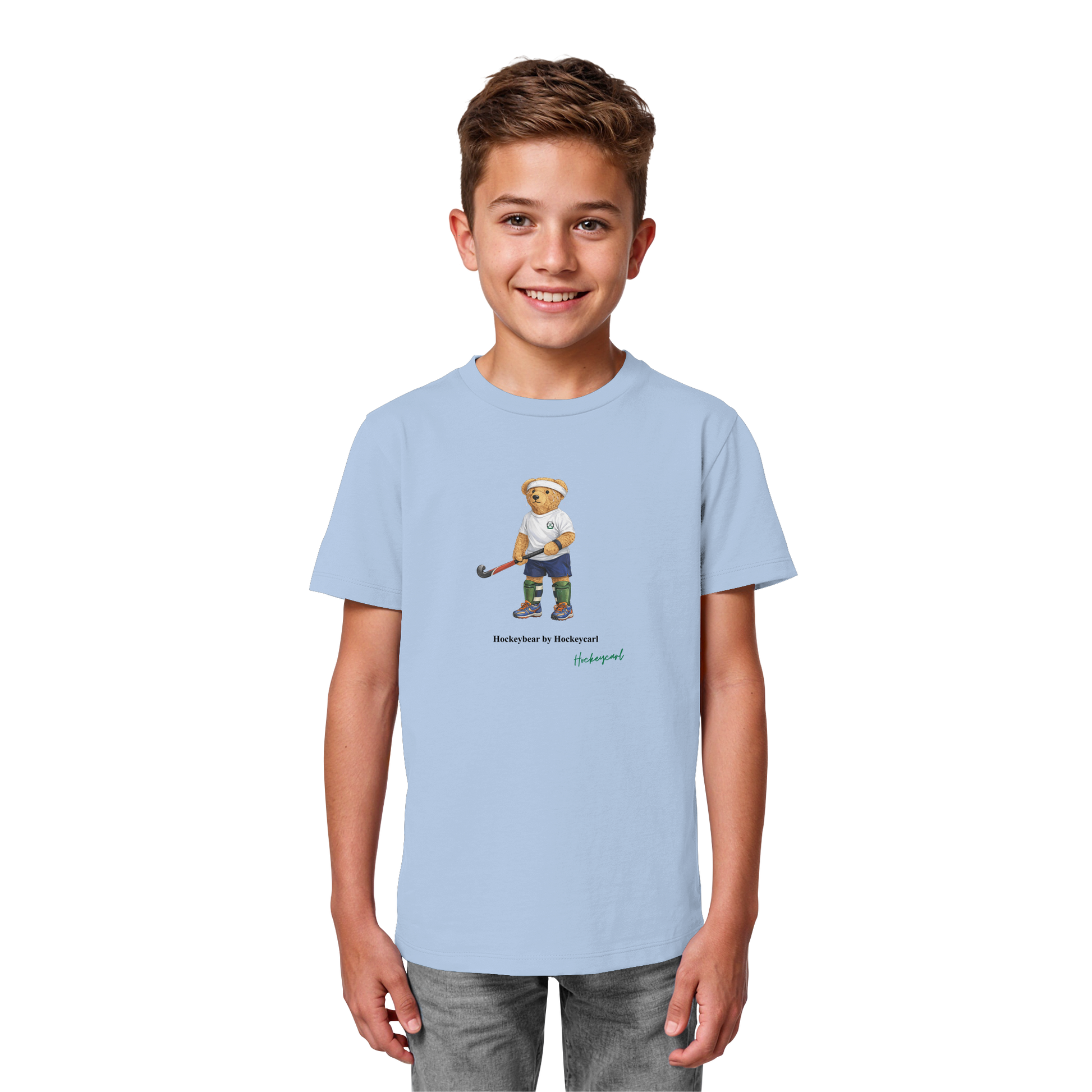 Hockeybear  - Kids Organic Shirt - Hockeycarl