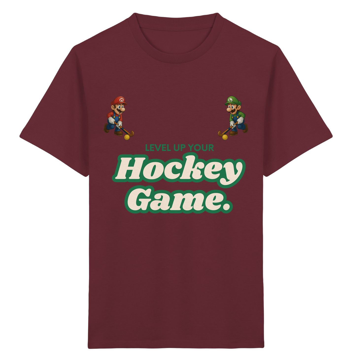 LEVEL UP YOUR HOCKEY GAME - Kids Organic Shirt - Hockeycarl