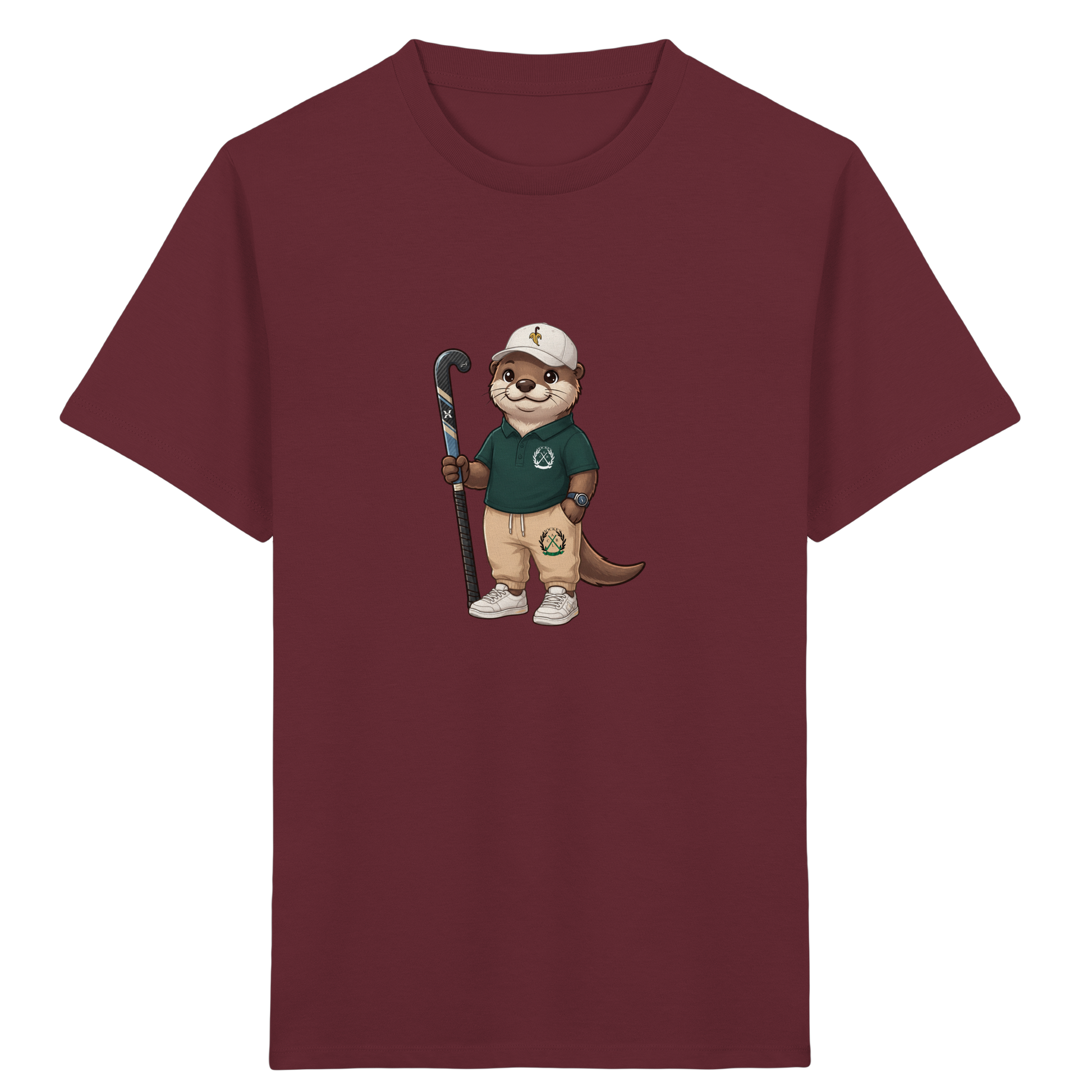 Hockey Otter - Kids Organic Shirt - Hockeycarl