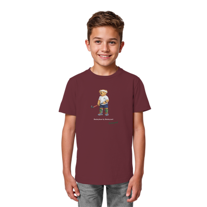 Hockeybear  - Kids Organic Shirt - Hockeycarl