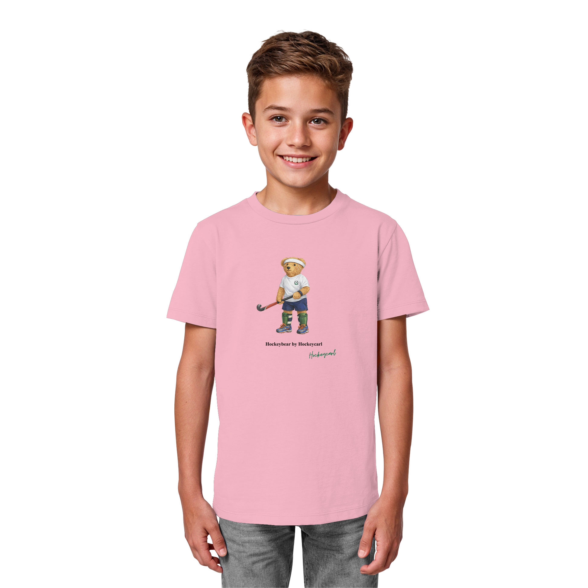 Hockeybear  - Kids Organic Shirt - Hockeycarl