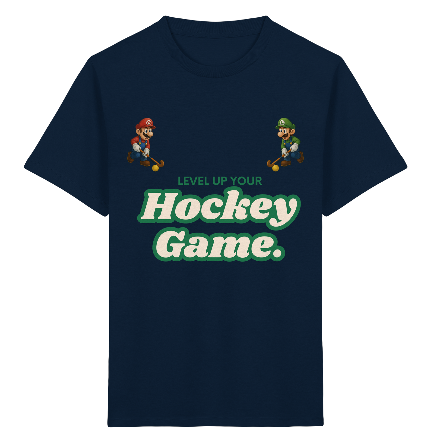 LEVEL UP YOUR HOCKEY GAME - Kids Organic Shirt - Hockeycarl