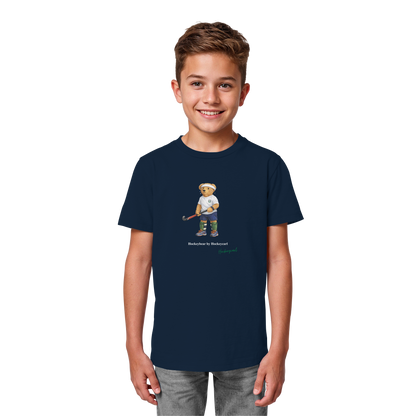 Hockeybear  - Kids Organic Shirt - Hockeycarl