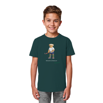 Hockeybear  - Kids Organic Shirt - Hockeycarl