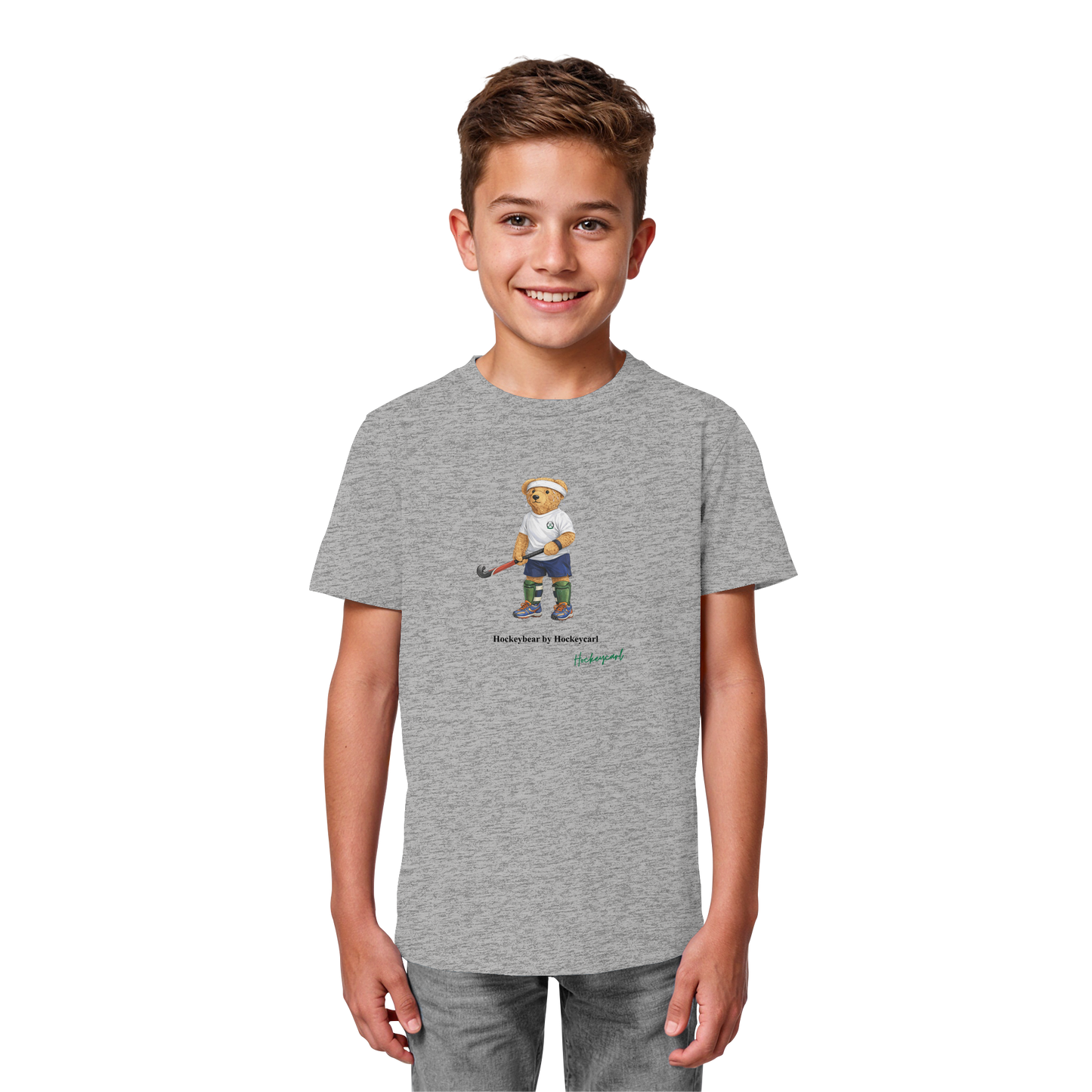 Hockeybear  - Kids Organic Shirt - Hockeycarl