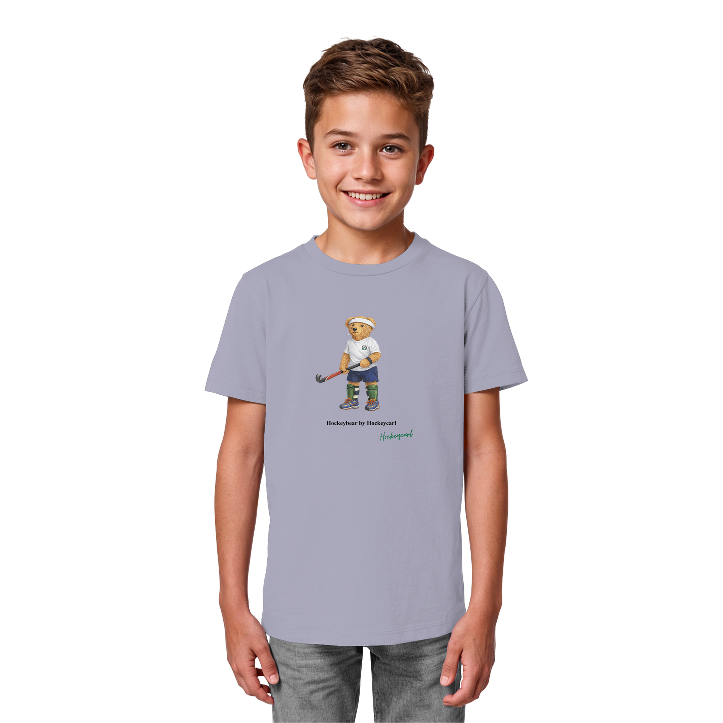 Hockeybear  - Kids Organic Shirt - Hockeycarl