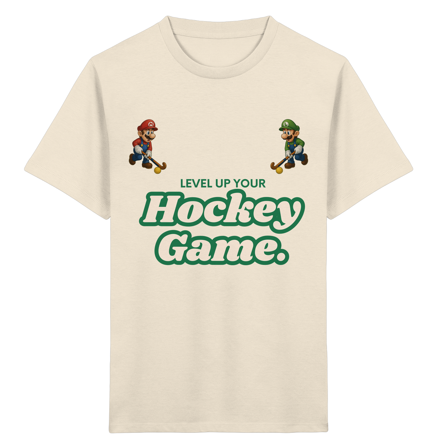 LEVEL UP YOUR HOCKEY GAME - Kids Organic Shirt - Hockeycarl