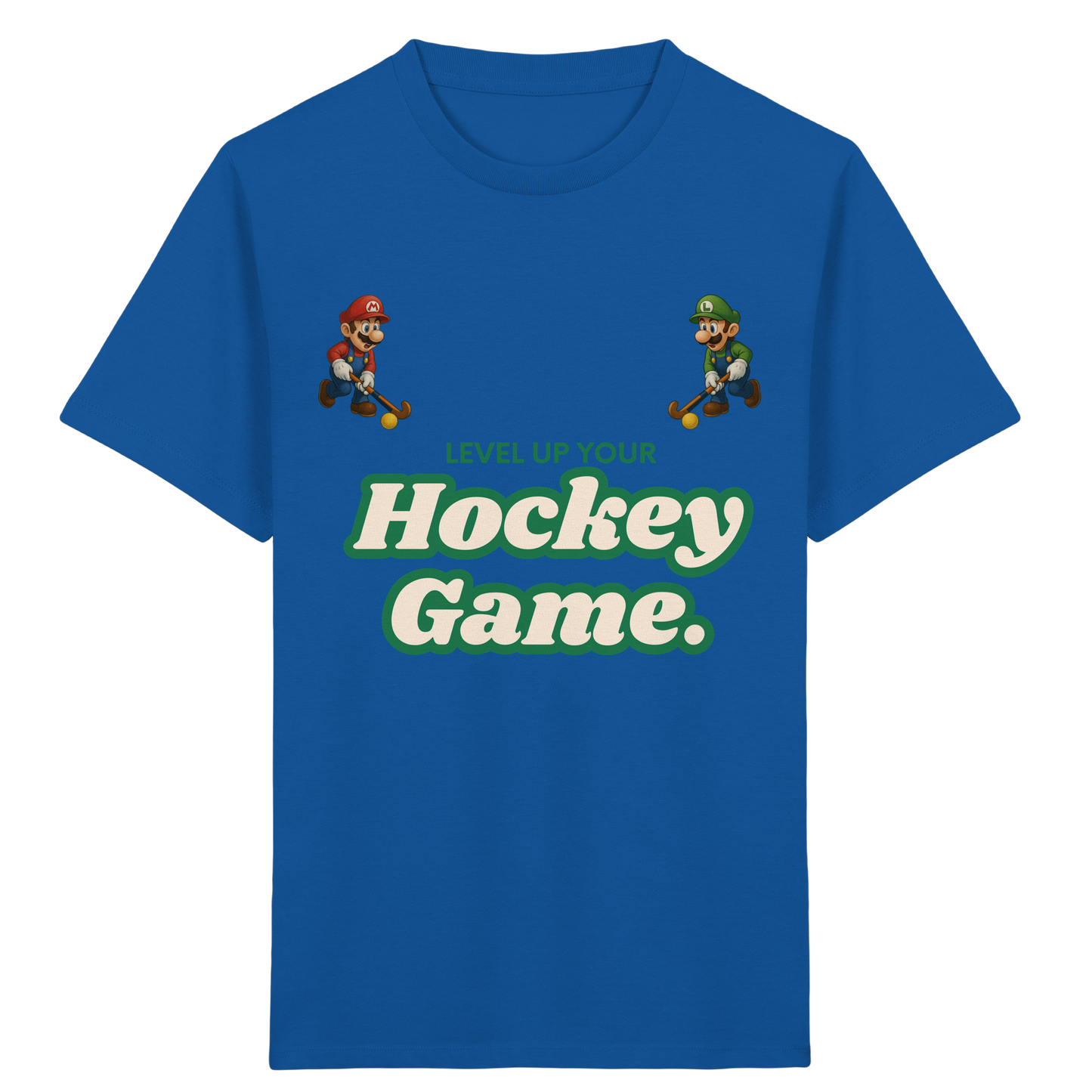 LEVEL UP YOUR HOCKEY GAME - Kids Organic Shirt - Hockeycarl