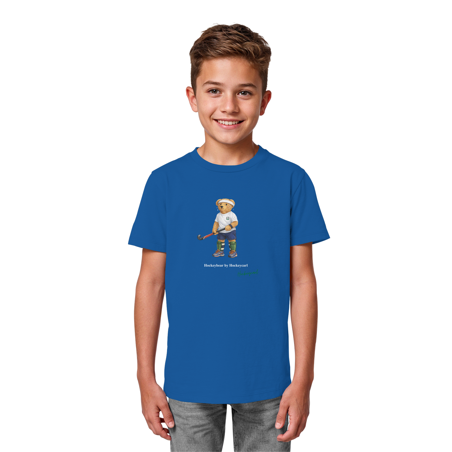 Hockeybear  - Kids Organic Shirt - Hockeycarl