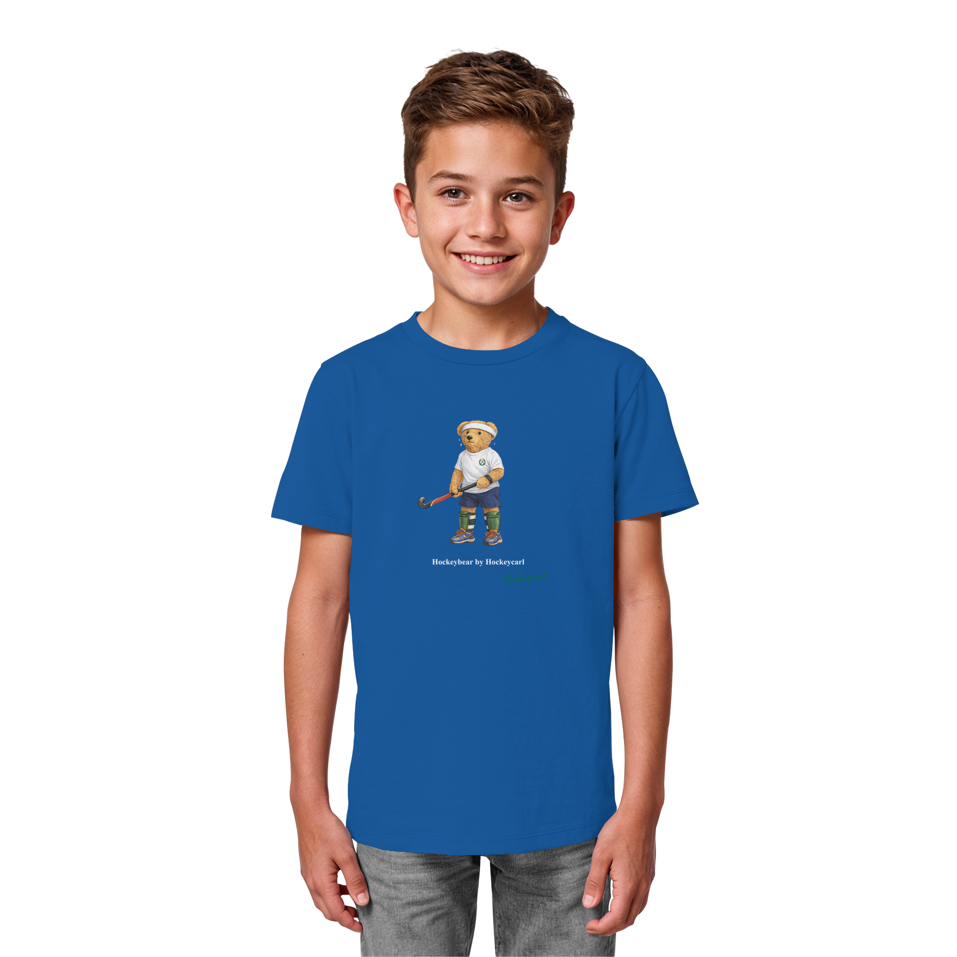 Hockeybear  - Kids Organic Shirt - Hockeycarl